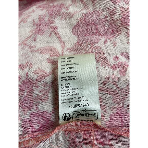 Free People Pink Pleated Midi Dress Sweetheart Neckline - Picture 5 of 5